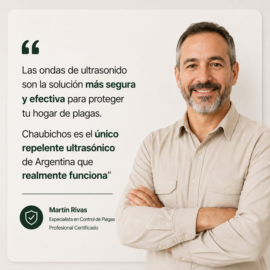 Repelente Ultrasónico ChauBichos™